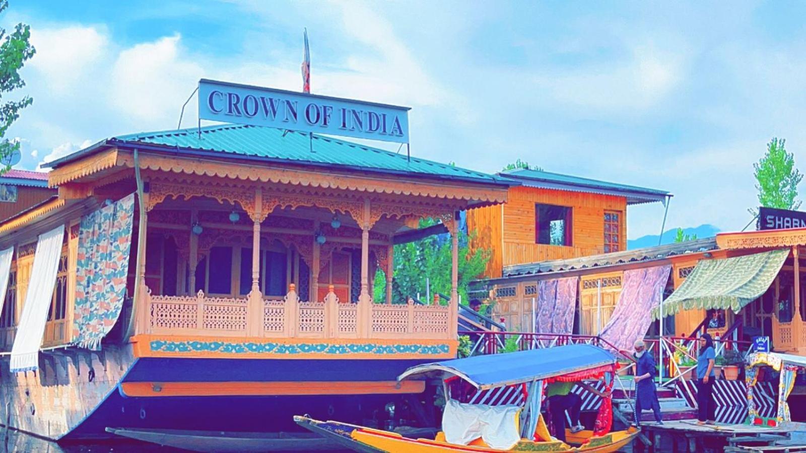Srīnagar Crown Of India Group Of Houseboats酒店 外观 照片